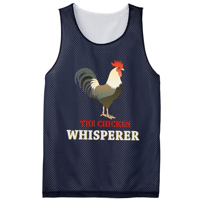 The Chicken Whisperer Funny Mesh Reversible Basketball Jersey Tank