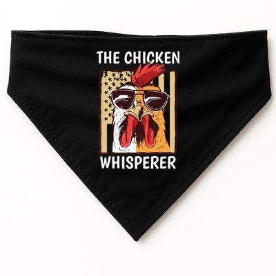 The Chicken Whisperer Farmer Chicken USA-Made Doggie Bandana