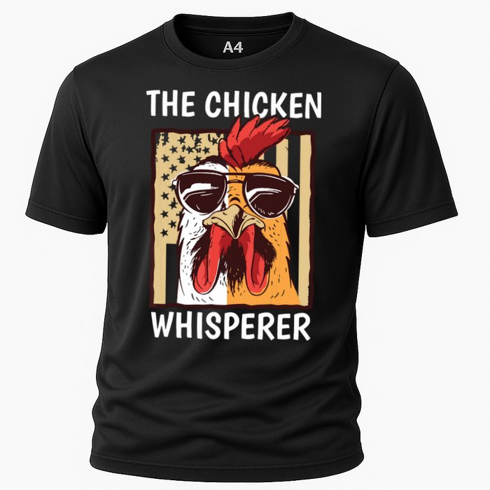 The Chicken Whisperer Farmer Chicken Cooling Performance Crew T-Shirt
