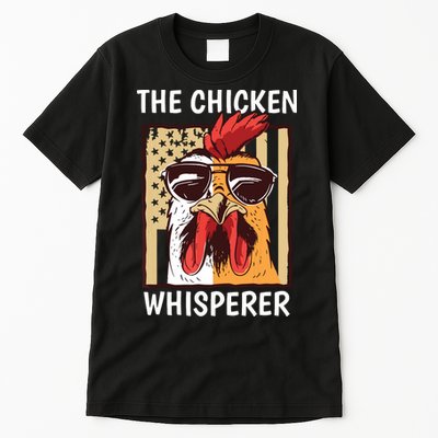 The Chicken Whisperer Farmer Chicken Tall T-Shirt
