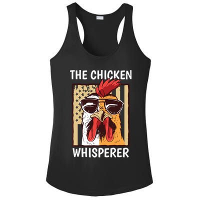 The Chicken Whisperer Farmer Chicken Ladies PosiCharge Competitor Racerback Tank