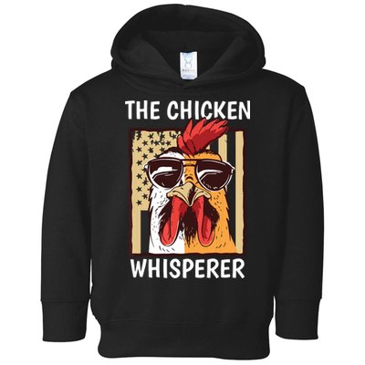 The Chicken Whisperer Farmer Chicken Toddler Hoodie