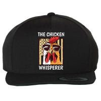 The Chicken Whisperer Farmer Chicken Wool Snapback Cap
