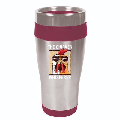 The Chicken Whisperer Farmer Chicken 16oz Travel Tumbler