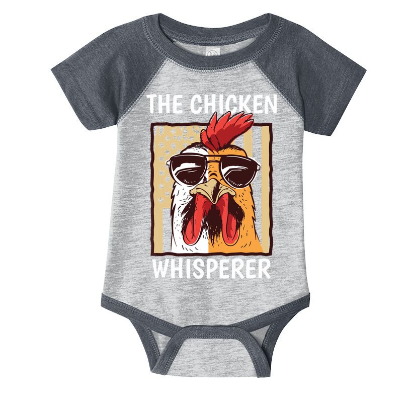 The Chicken Whisperer Farmer Chicken Infant Baby Jersey Bodysuit
