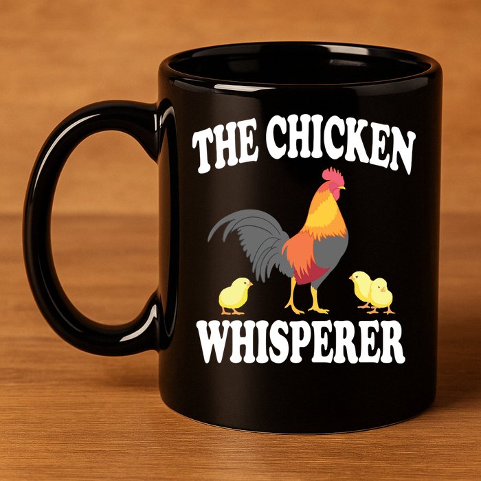 The Chicken Whisperer Funny Farm Animal 11oz C Handle Ceramic Mug