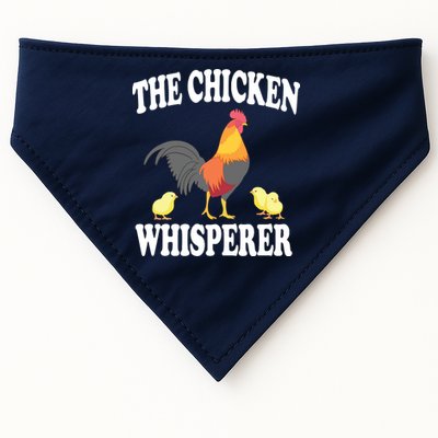 The Chicken Whisperer Funny Farm Animal USA-Made Doggie Bandana