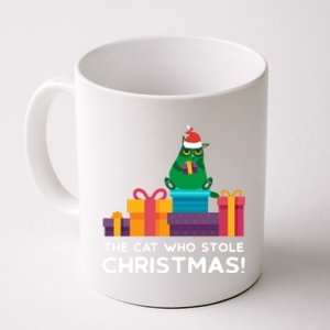 The Cat Who Stole Christmas Funny Xmas Kitten Feline Meaningful Gift Coffee Mug