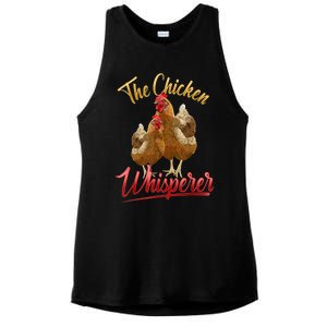 The Chicken Whisperer Funny Chicken Lover Farming Ladies PosiCharge Tri-Blend Wicking Tank