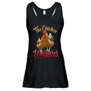 The Chicken Whisperer Funny Chicken Lover Farming Ladies Essential Flowy Tank