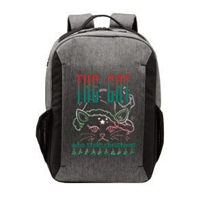 The Cat Who Stole Christmas Novelty Gift Vector Backpack