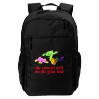 The Council Will Decide Your Fate Funny Oddly Specific Meme Backpack