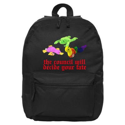 The Council Will Decide Your Fate Funny Oddly Specific Meme 16 in Basic Backpack