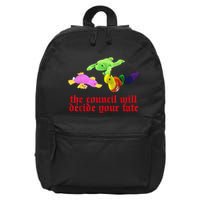 The Council Will Decide Your Fate Funny Oddly Specific Meme 16 in Basic Backpack