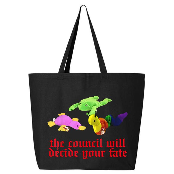 The Council Will Decide Your Fate Funny Oddly Specific Meme 25L Jumbo Tote