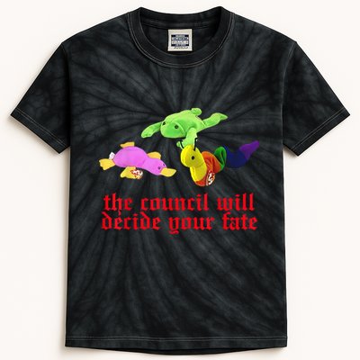 The Council Will Decide Your Fate Funny Oddly Specific Meme Kids Tie-Dye T-Shirt