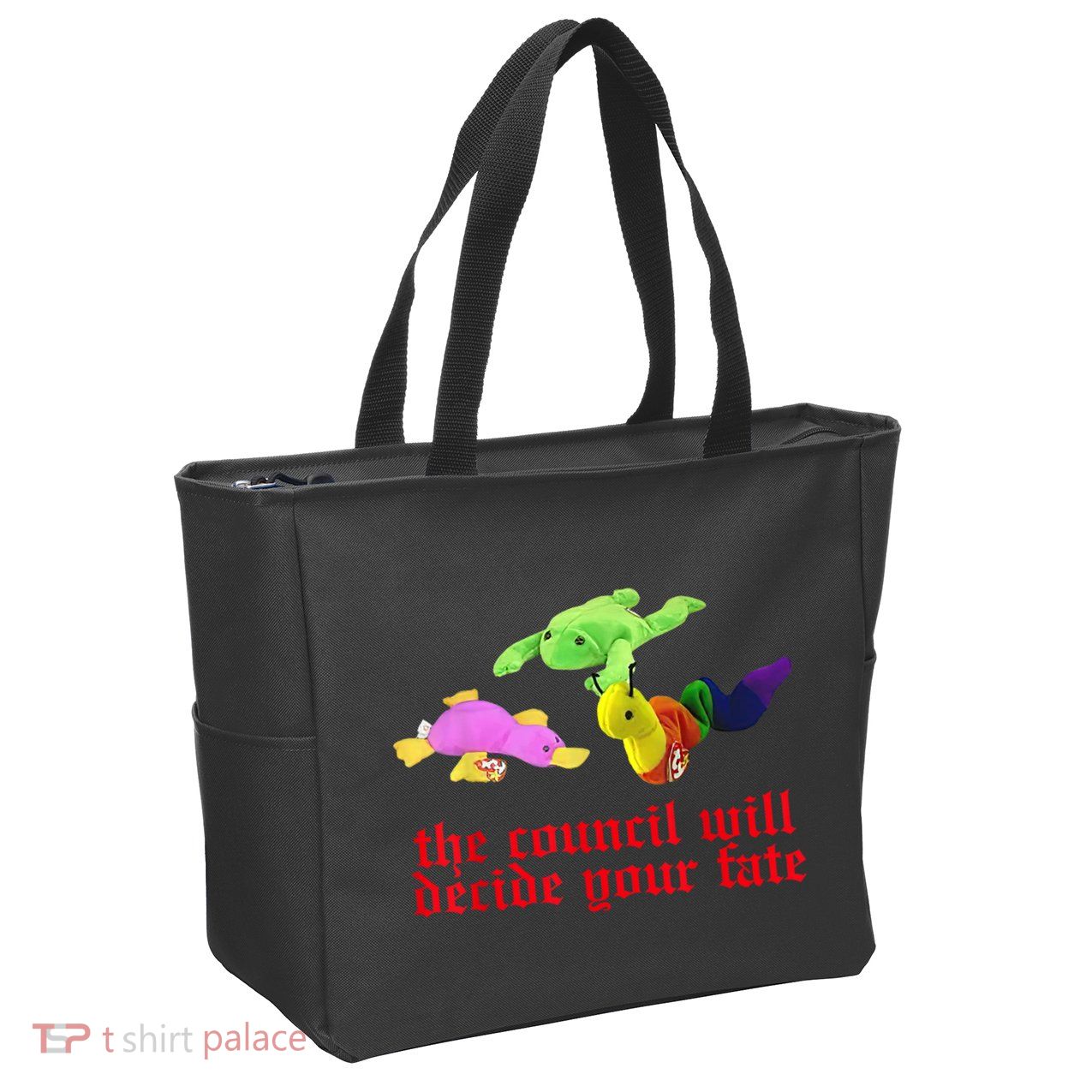 The Council Will Decide Your Fate Funny Oddly Specific Meme Zip Tote Bag