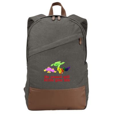 The Council Will Decide Your Fate Funny Oddly Specific Meme Cotton Canvas Backpack