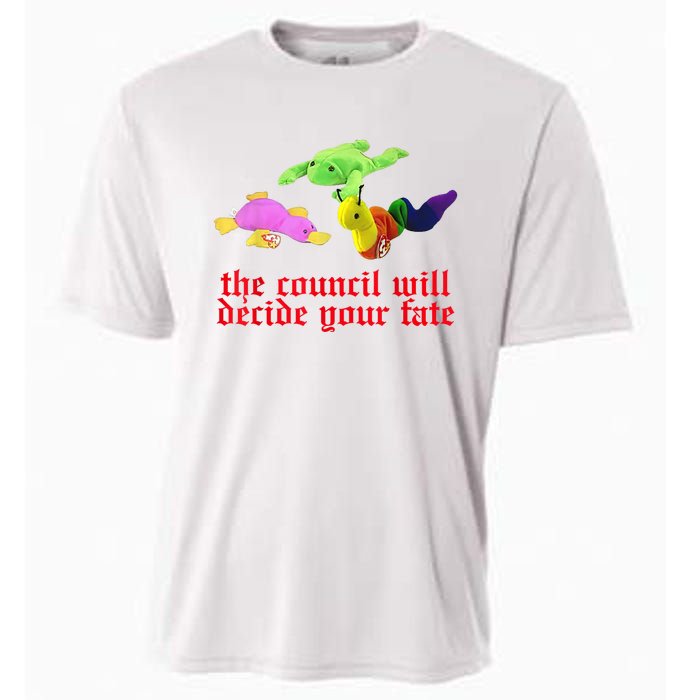 The Council Will Decide Your Fate Funny Oddly Specific Meme Cooling Performance Crew T-Shirt