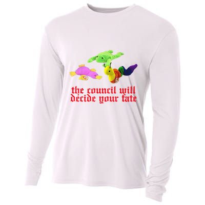 The Council Will Decide Your Fate Funny Oddly Specific Meme Cooling Performance Long Sleeve Crew