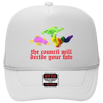 The Council Will Decide Your Fate Funny Oddly Specific Meme Trucker Hat