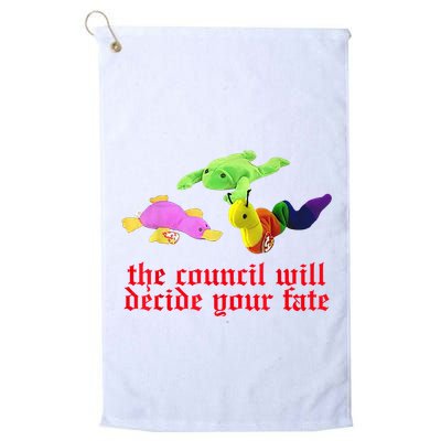 The Council Will Decide Your Fate Funny Oddly Specific Meme Golf Towel