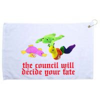 The Council Will Decide Your Fate Funny Oddly Specific Meme Grommeted Golf Towel