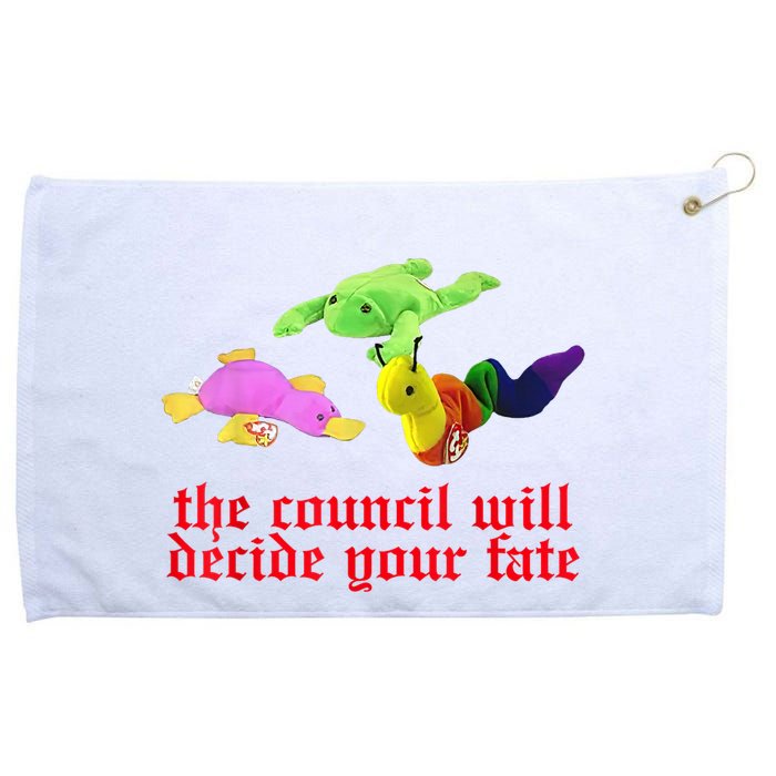 The Council Will Decide Your Fate Funny Oddly Specific Meme Grommeted Golf Towel