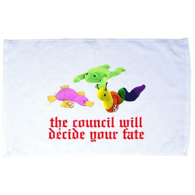 The Council Will Decide Your Fate Funny Oddly Specific Meme Microfiber Hand Towel
