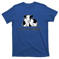 The Cow Whisperer Cute Black And White Resting Cow T-Shirt