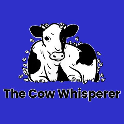 The Cow Whisperer Cute Black And White Resting Cow T-Shirt