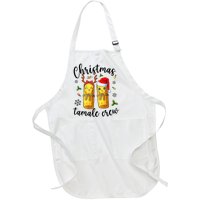 Tamale Crew With Santa Hat Funny Mexican Christmas Full-Length Apron With Pockets