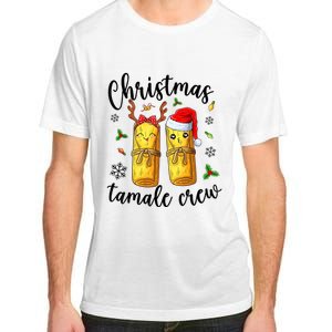 Tamale Crew With Santa Hat Funny Mexican Christmas Adult ChromaSoft Performance T-Shirt