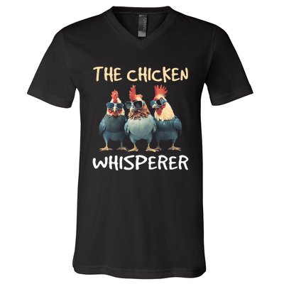 The Chicken Whisperer V-Neck T-Shirt