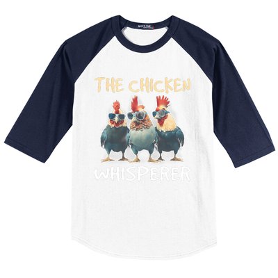 The Chicken Whisperer Baseball Sleeve Shirt