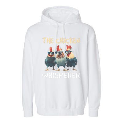 The Chicken Whisperer Garment-Dyed Fleece Hoodie