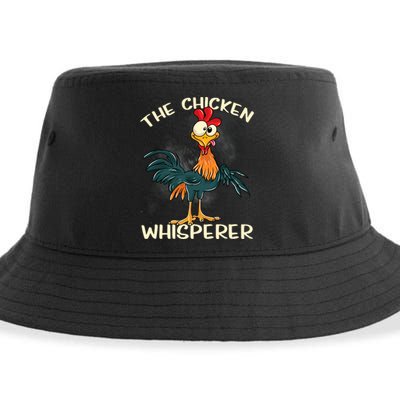 The Chicken Whisperer Funny Farmer Sustainable Bucket Hat