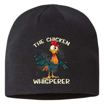 The Chicken Whisperer Funny Farmer Sustainable Beanie