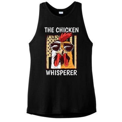 The Chicken Whisperer Farmer Chicken Ladies PosiCharge Tri-Blend Wicking Tank