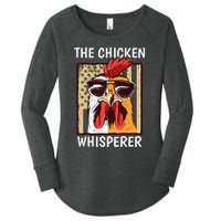 The Chicken Whisperer Farmer Chicken Women's Perfect Tri Tunic Long Sleeve Shirt