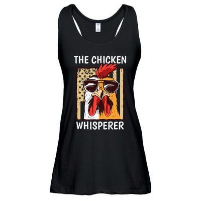 The Chicken Whisperer Farmer Chicken Ladies Essential Flowy Tank