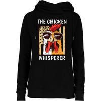 The Chicken Whisperer Farmer Chicken Womens Funnel Neck Pullover Hood