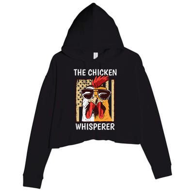 The Chicken Whisperer Farmer Chicken Crop Fleece Hoodie