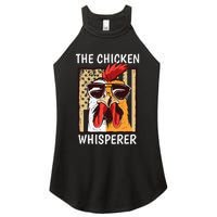 The Chicken Whisperer Farmer Chicken Women's Perfect Tri Rocker Tank