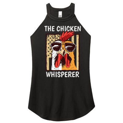 The Chicken Whisperer Farmer Chicken Women's Perfect Tri Rocker Tank