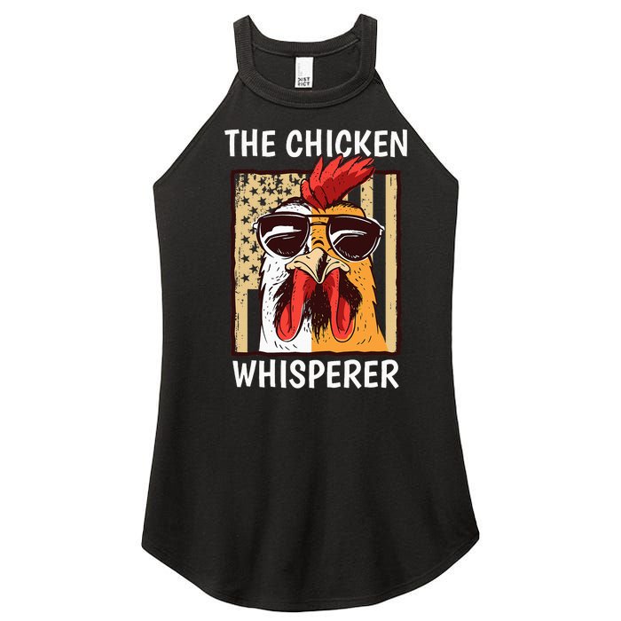 The Chicken Whisperer Farmer Chicken Women's Perfect Tri Rocker Tank