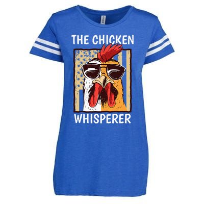 The Chicken Whisperer Farmer Chicken Enza Ladies Jersey Football T-Shirt