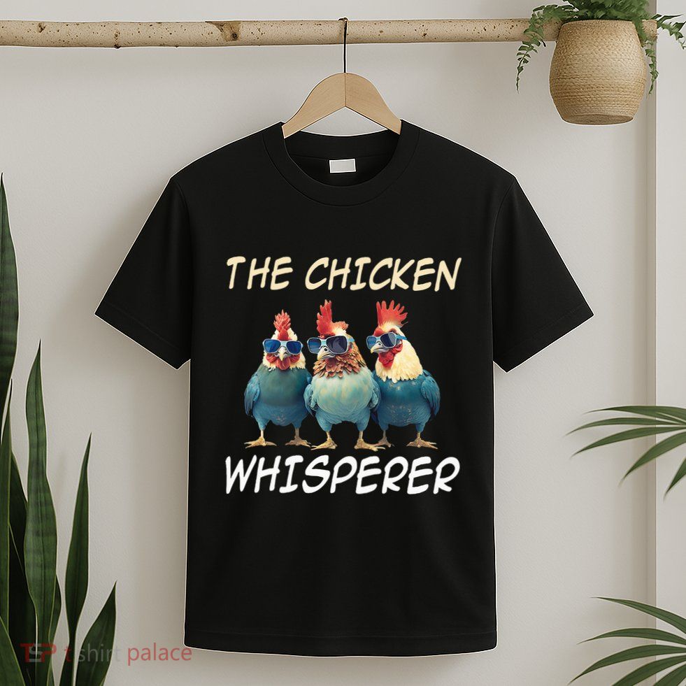 The Chicken Whisperer Retro Vintage Funny Chicken Farmer T-Shirt