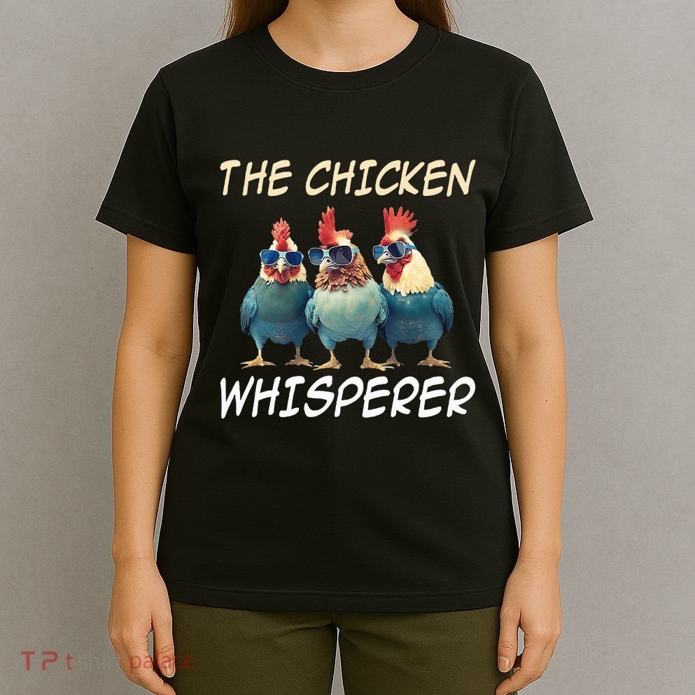 The Chicken Whisperer Retro Vintage Funny Chicken Farmer T-Shirt