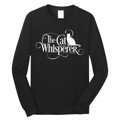 The Cat Whisperer Cat Lover Long Sleeve Shirt